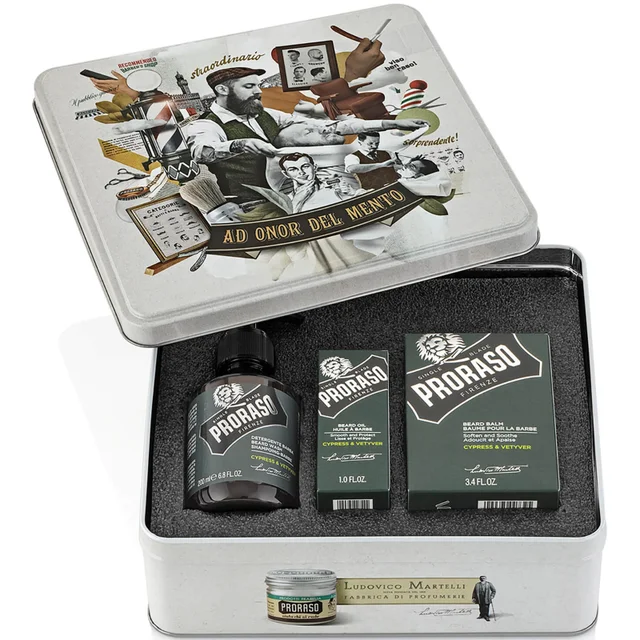 Proraso Beard Care Tin - Cypress and Vetyver