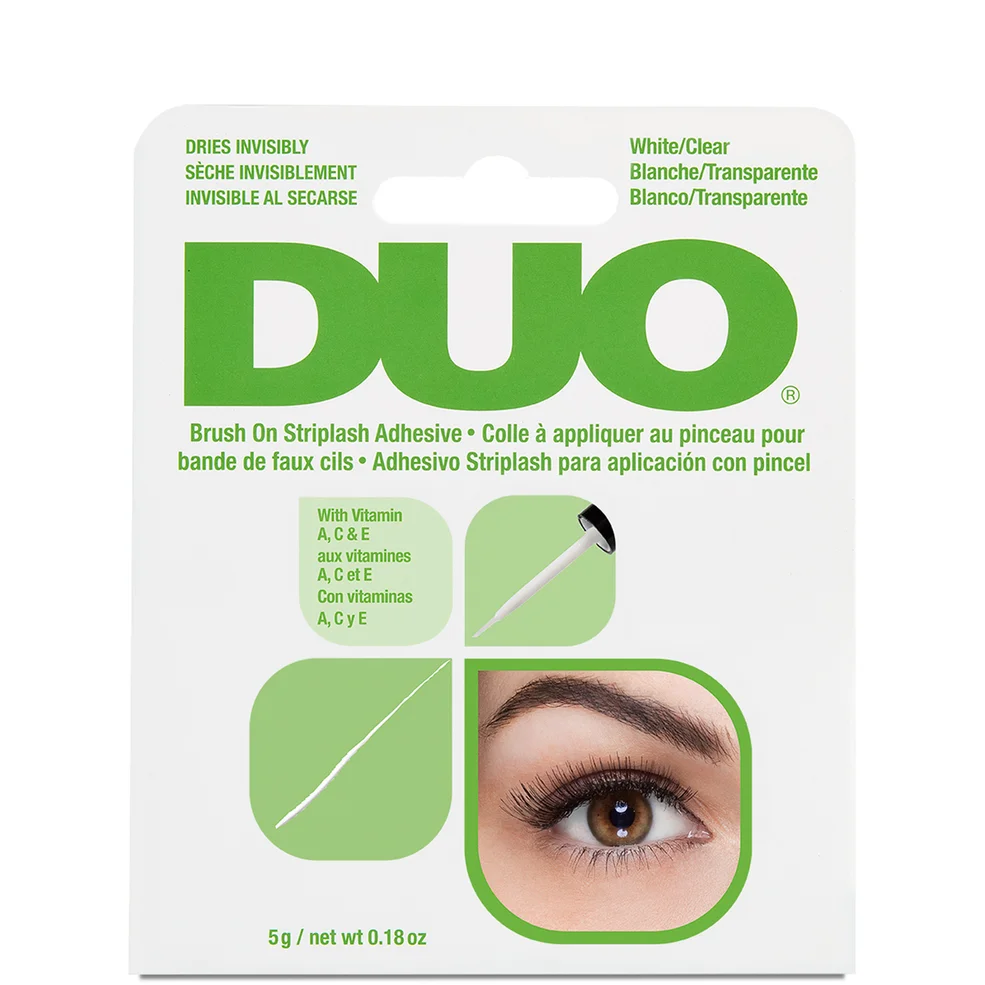Клей для накладных ресниц Duo Brush On Striplash Adhesive, оттенок White/Clear, 5 г Image 1