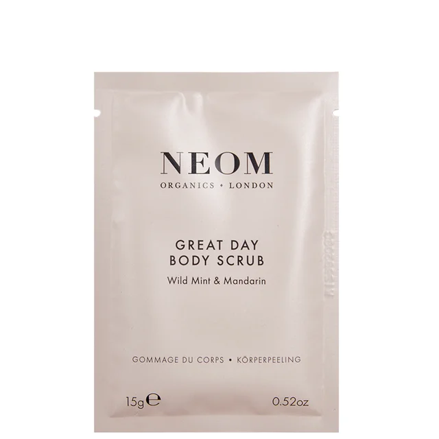 NEOM Great Day Body Scrub Sachet 15g