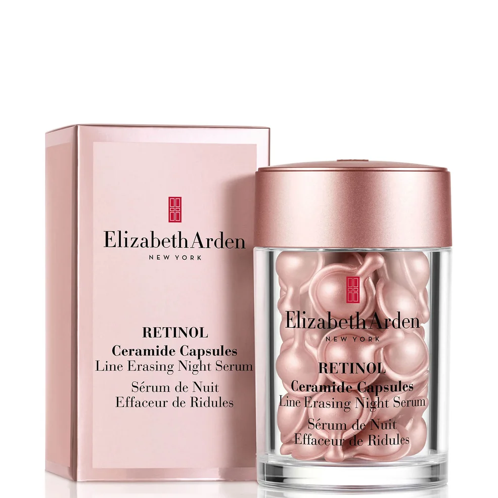 Антивозрастная сыворотка Elizabeth Arden Retinol Ceramide Capsules Line Erasing Night Serum - 30 штук (средство в капсулах) Image 1