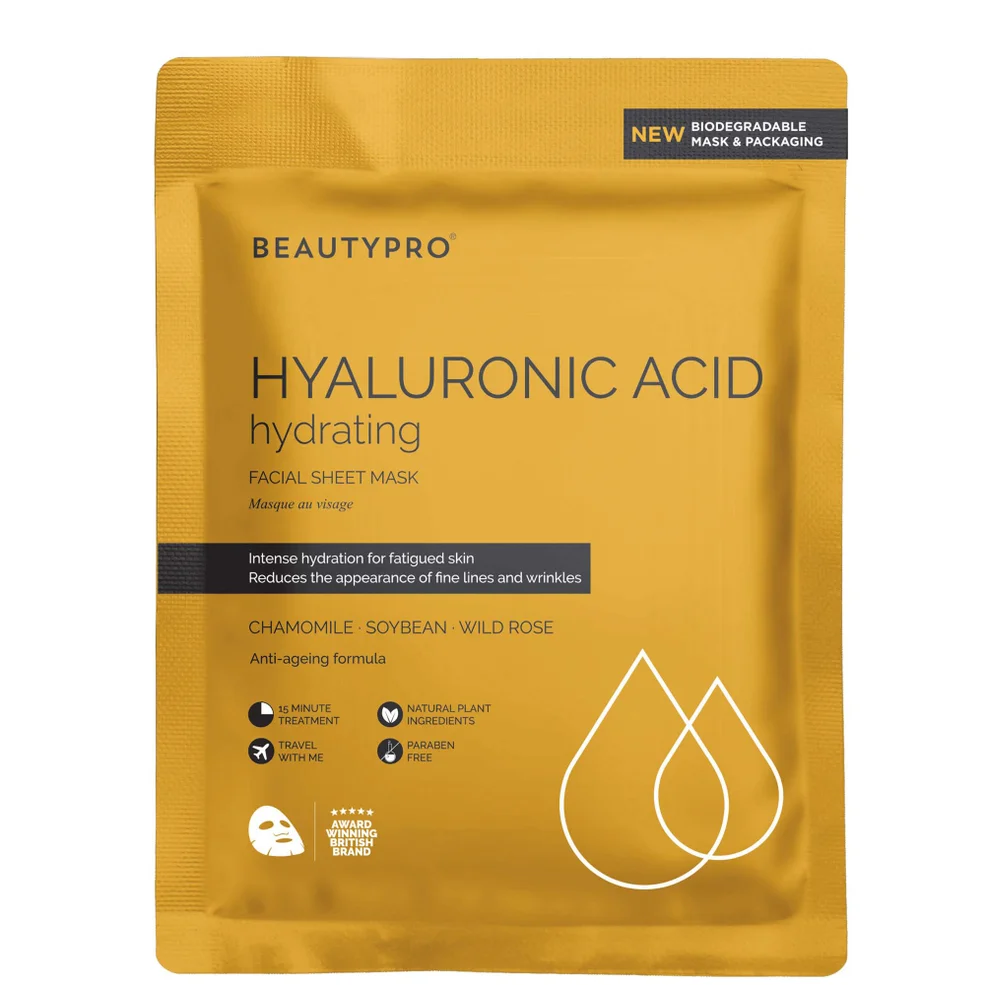 Увлажняющая термомаска из золотистой фольги BeautyPro THERMOTHERAPY Warming Gold Foil Mask 30 г Image 1