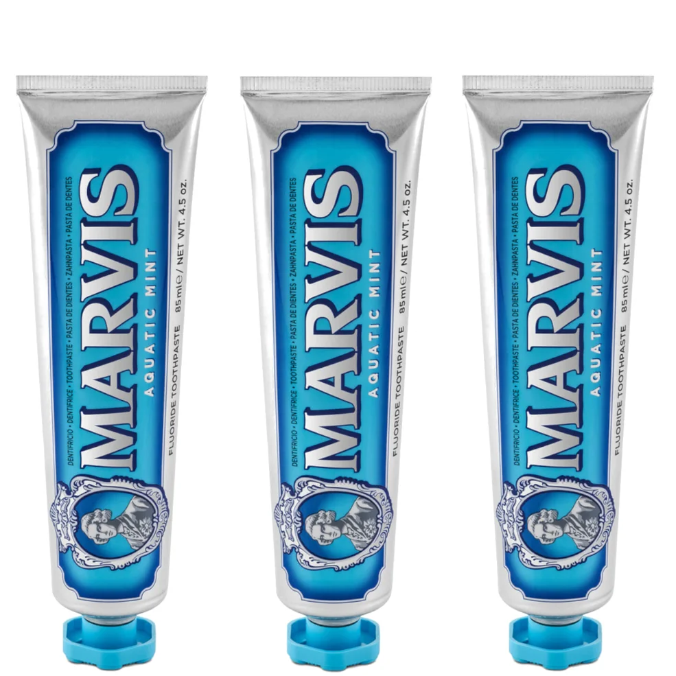 Набор Зубная паста «Морская мята» Marvis Aquatic Mint Toothpaste Bundle (3 х 85 мл) Image 1