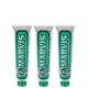Набор Зубная паста с насыщенным вкусом мяты Marvis Classic Strong Mint Toothpaste Bundle (3 х 85 мл)