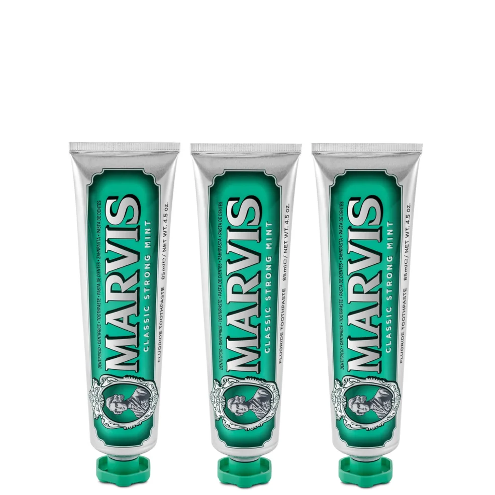 Набор Зубная паста с насыщенным вкусом мяты Marvis Classic Strong Mint Toothpaste Bundle (3 х 85 мл) Image 1