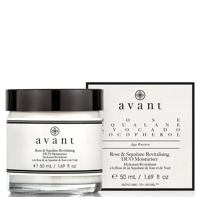 Восстанавливающий двойной увлажняющий крем с розой и скваланом Avant Skincare 50 мл.