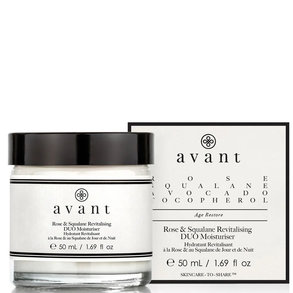 Восстанавливающий двойной увлажняющий крем с розой и скваланом Avant Skincare 50 мл. Image 1