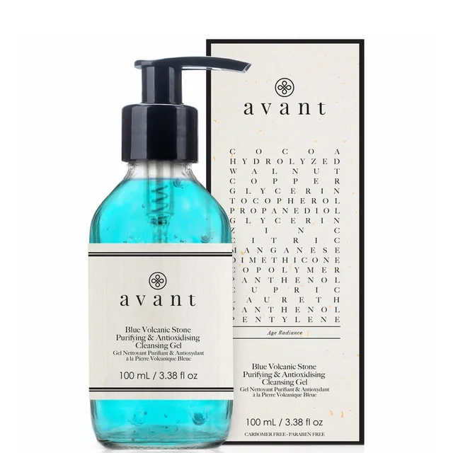 Антиоксидантный очищающий гель с синим вулканическим камнем Avant Skincare 100 мл