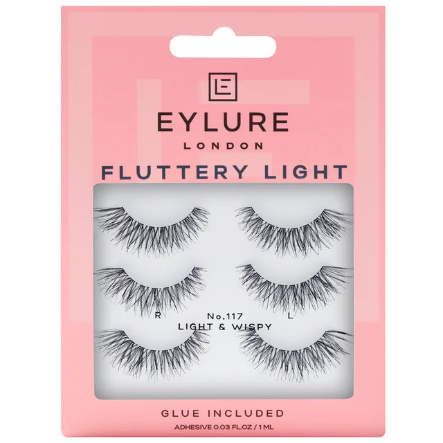 Eylure False Lashes - Fluttery Light No. 117 Multipack