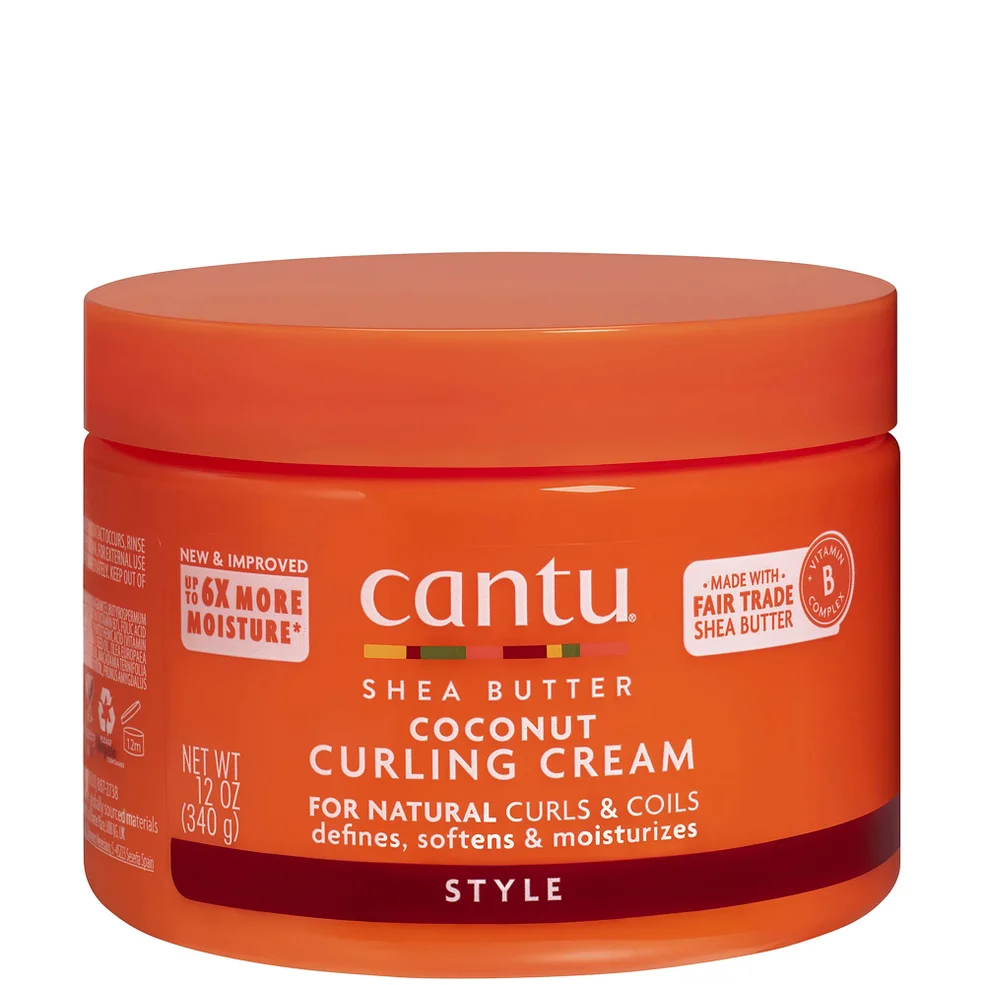 Крем для вьющихся волос Cantu Shea Butter for Natural Hair Coconut Curling Cream, 340 г Image 1