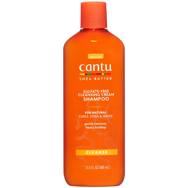 Бессульфатный шампунь для волос Cantu Shea Butter for Natural Hair Sulfate-Free Cleansing Cream Shampoo, 400 мл