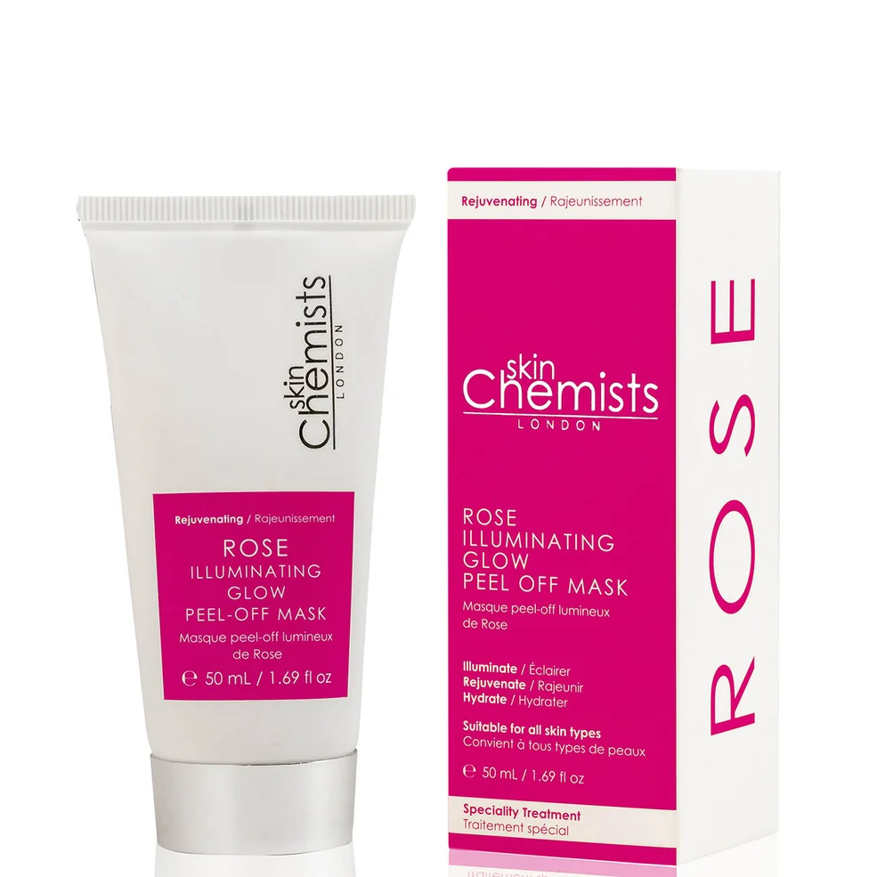 skinChemists Rose Illuminating Glow Peel-Off Mask 50ml Image 1