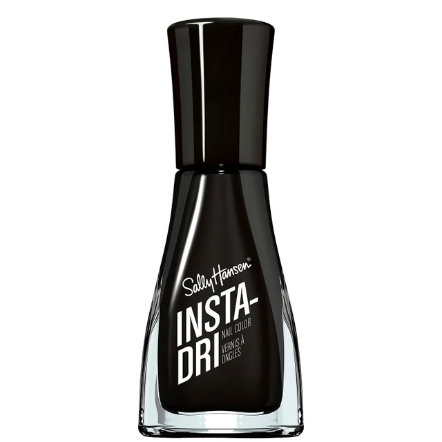 Sally Hansen Insta-Dri 1 Stroke-1 Coat-Done! Nail Varnish - Black to Black