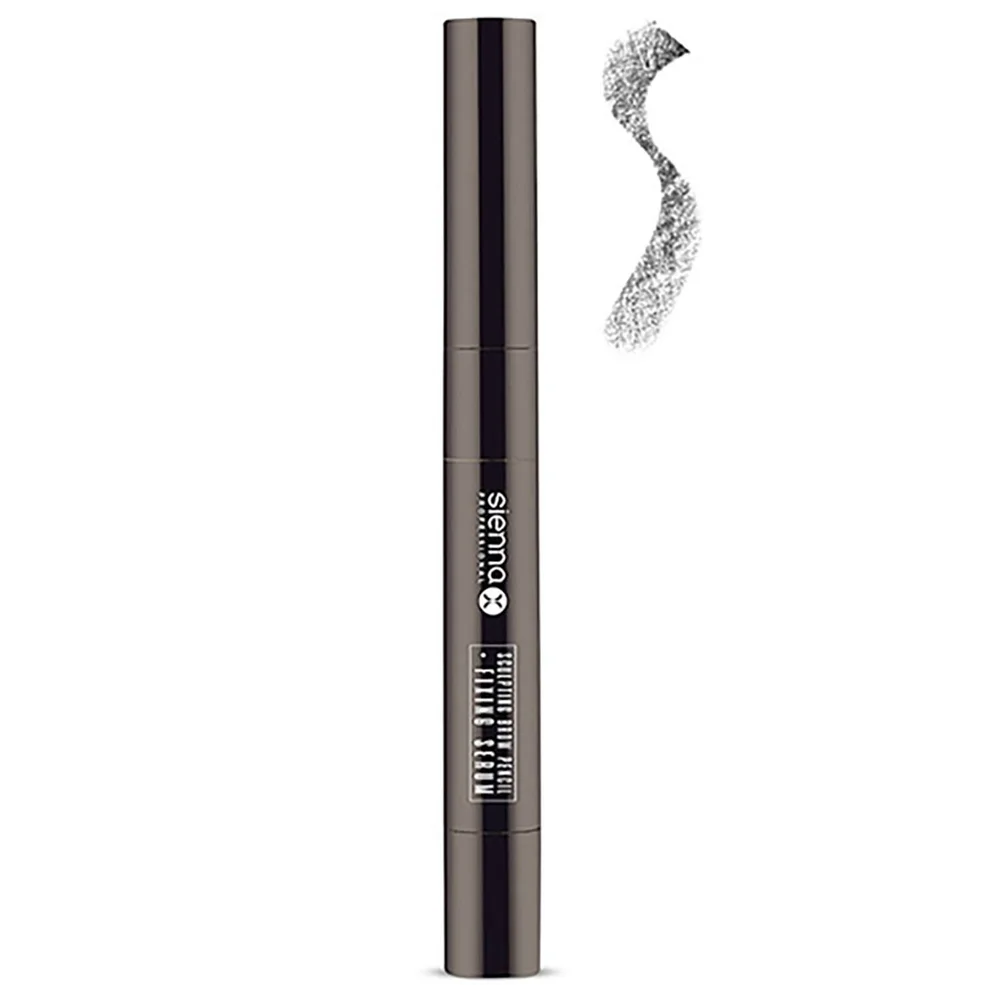 Карандаш для бровей с фиксирующей сывороткой Sienna X Sculpting Brow Pencil and Fixing Serum, оттенок Natural Black Image 1