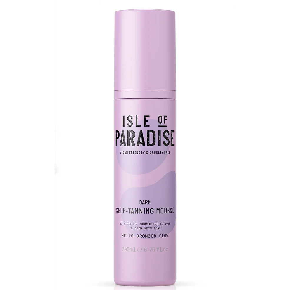 Isle of Paradise Self-Tanning Mousse - Dark 200ml Image 1