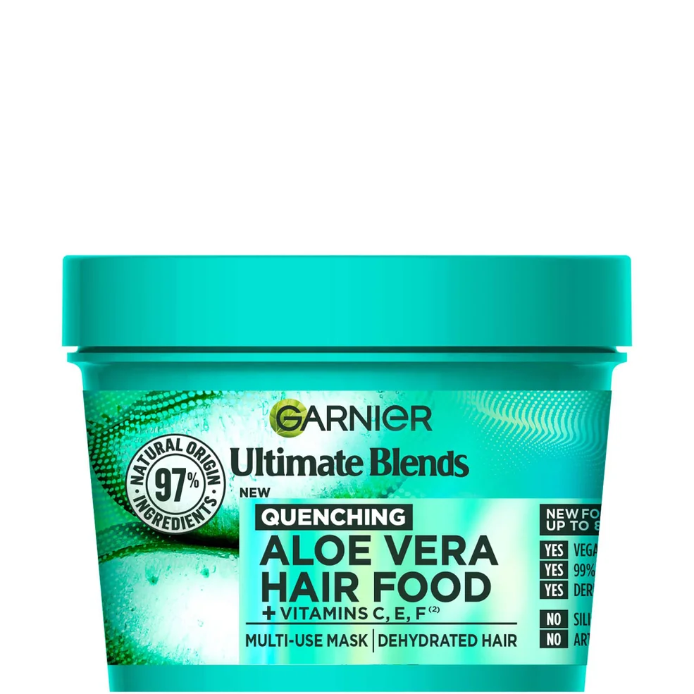 Garnier Ultimate Blends Hair Food Aloe Vera 3-in-1 Normal Hair Mask Treatment 390ml Image 1