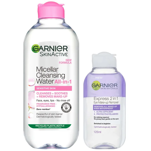 Garnier Micellar Water and Makeup Remover for Sensitive Skin Kit Exclusive