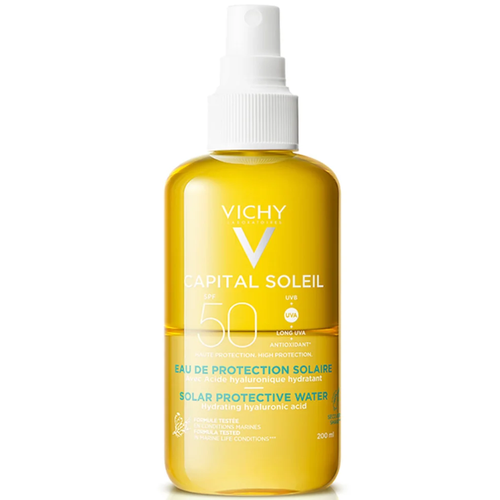 VICHY Capital Soleil Solar Protective Water Hydrating SPF50 200ml Image 1