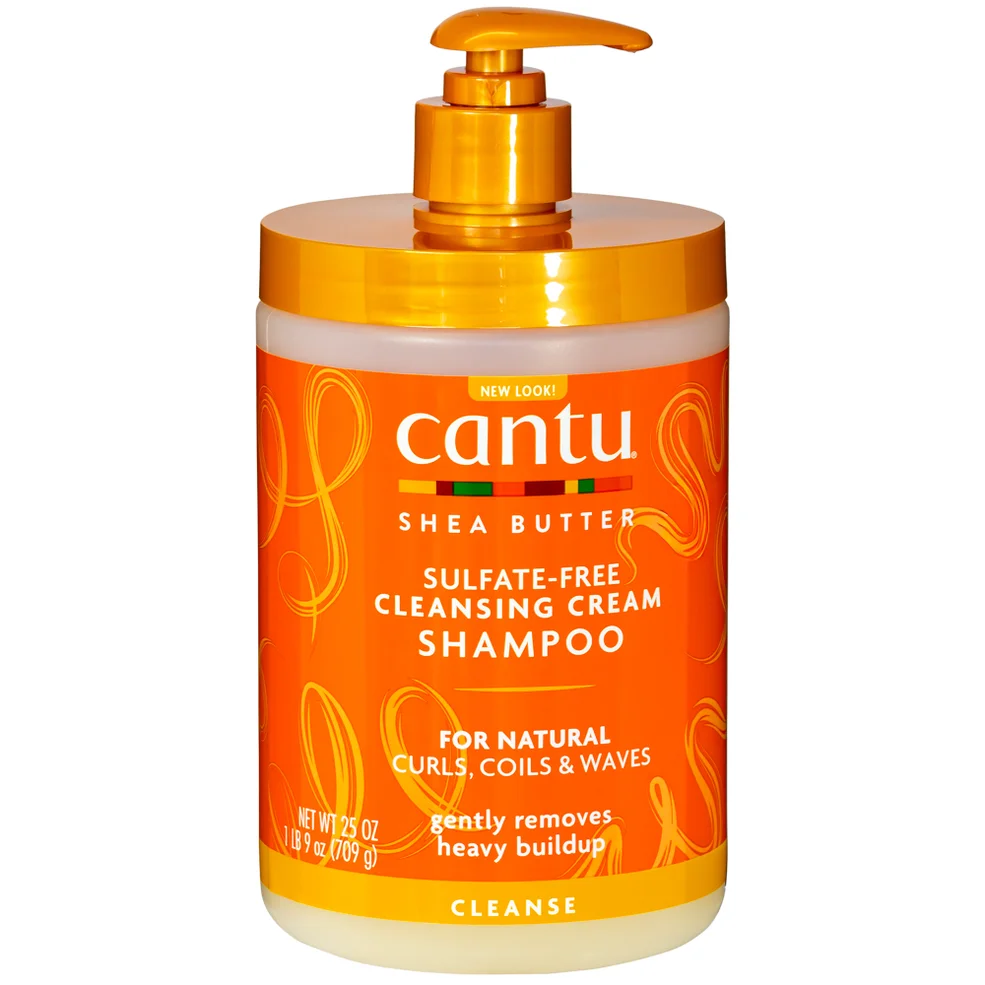 Cantu Shea Butter for Natural Hair Cleansing Cream Shampoo – Salon Size 25 oz Image 1