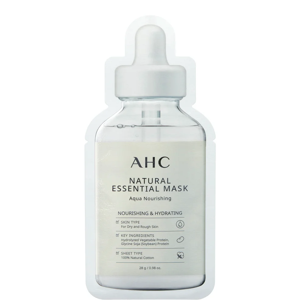 AHC Natural Essential Face Mask Hydrating and Nourishing for Tired Skin Image 1