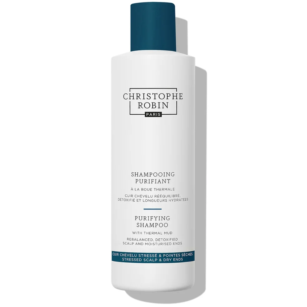 Christophe Robin Purifying Shampoo with Thermal Mud 250ml Image 1