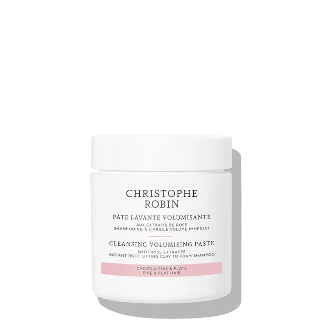 Очищающая паста для придания объема волосам Christophe Robin Cleansing Volumising Paste with Pure Rassoul Clay and Rose, 75 мл