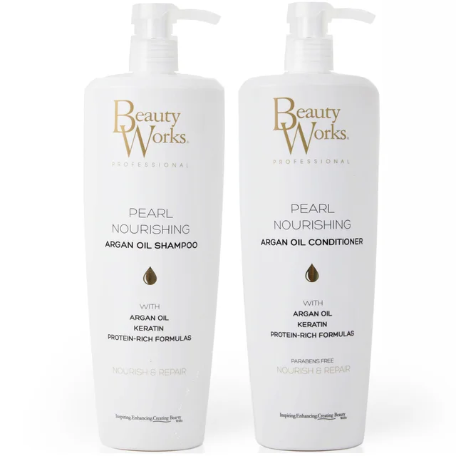 Набор по уходу за волосами Beauty Works Pearl Nourishing Shampoo and Conditioner Duo 1 Litre