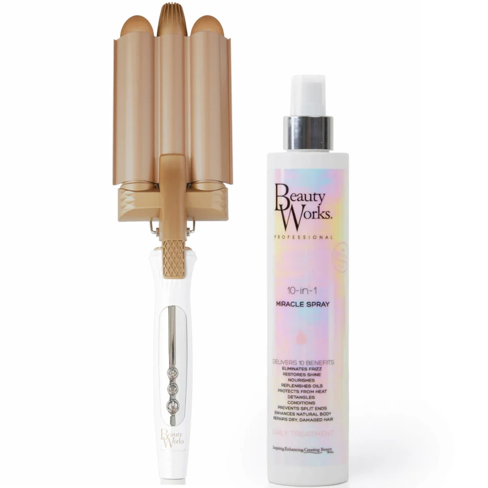 Beauty Works Waver and Miracle Spray Bundle Image 1