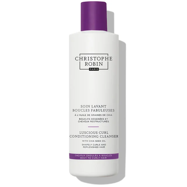 Крем-кондиционер для кудрявых волос Christophe Robin Luscious Curl Conditioning Cleanser with Chia Seed Oil, 250 мл