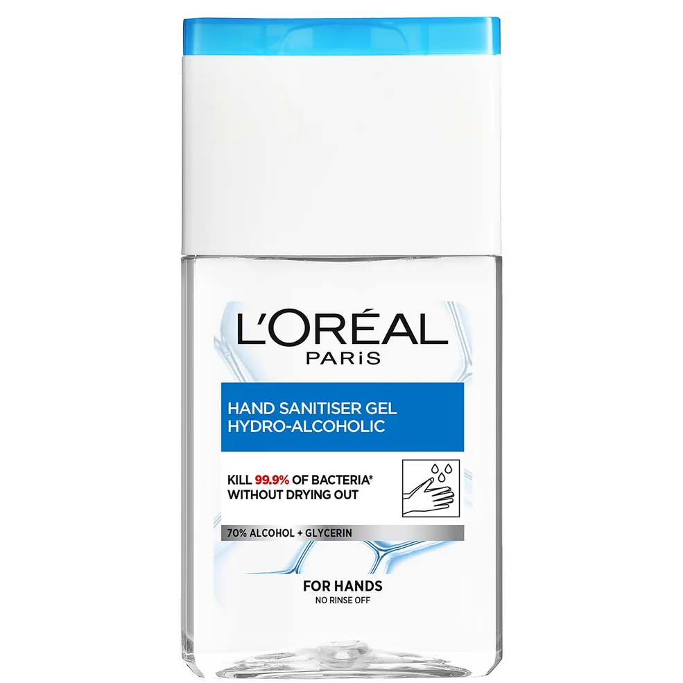 L'Oréal Paris Antibacterial 70% Alcohol Hand Sanitiser Gel 125ml Image 1