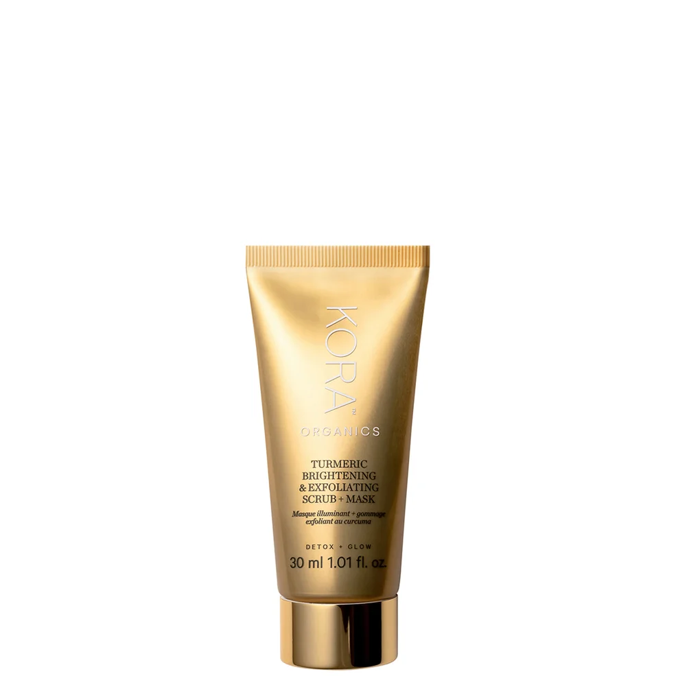 Kora Organics Turmeric Brightening and Exfoliating Mask 30ml Image 1