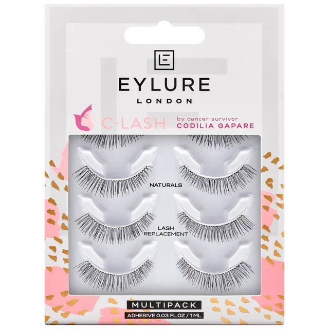Eylure False Lashes C-Lash Natural's Multipack 4s