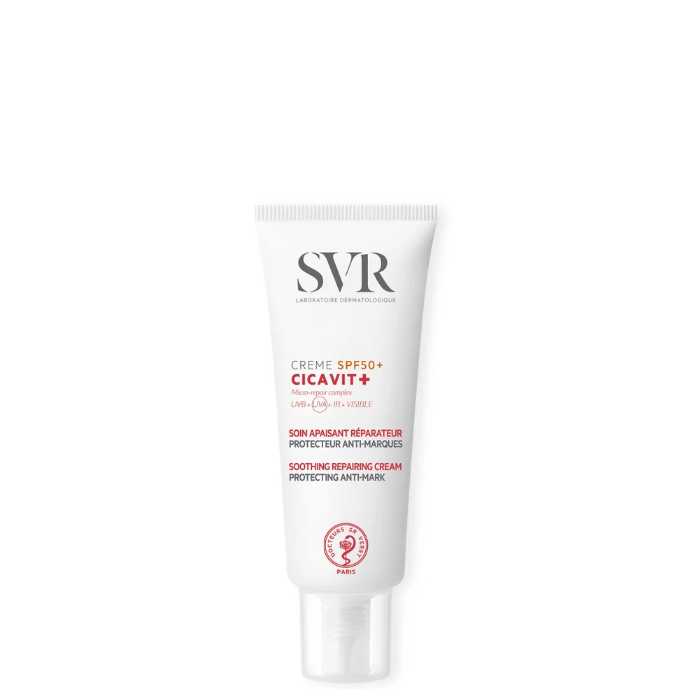 SVR CICAVIT+ SPF 50+ Scar & Wound Cream for Damaged Sensitive Skin, Moles, Grazes, Cuts & Tattoos, 40ml Image 1