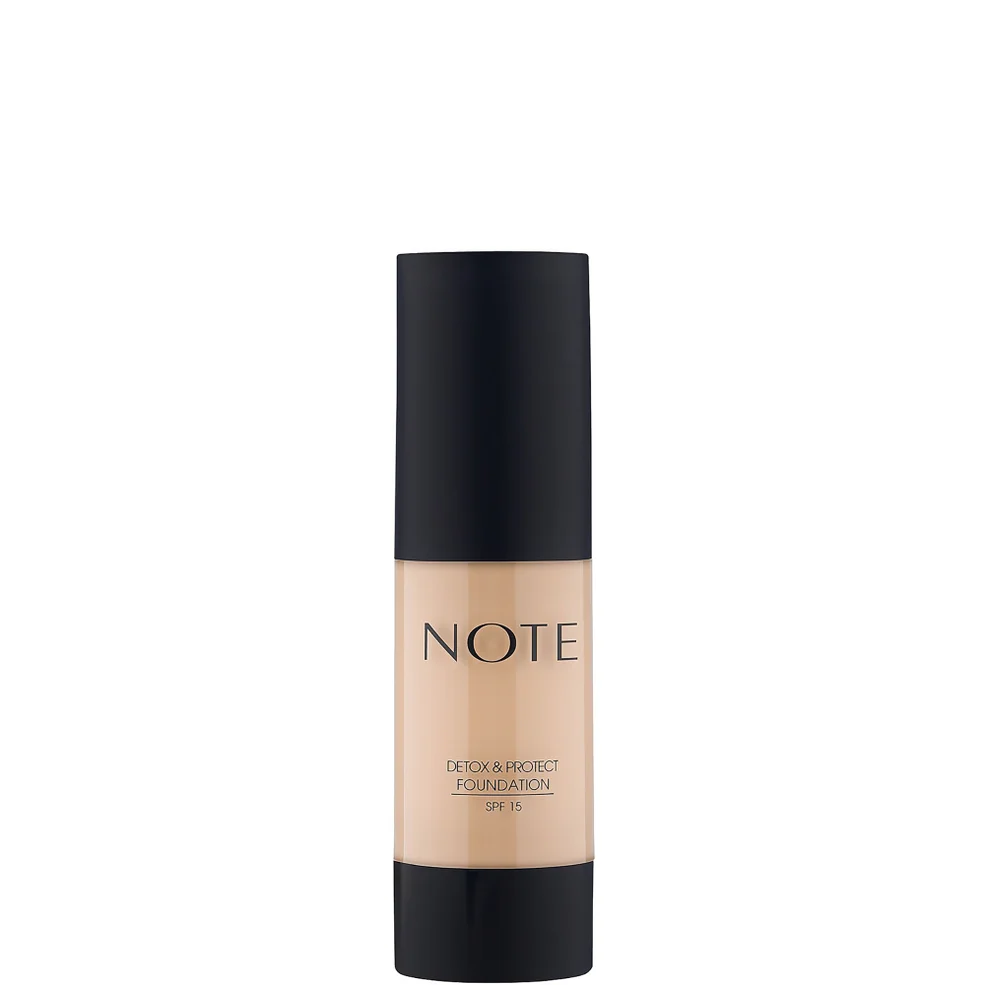 Тональный крем Note Cosmetics Detox and Protect Foundation 35мл (разные оттенки) Image 1