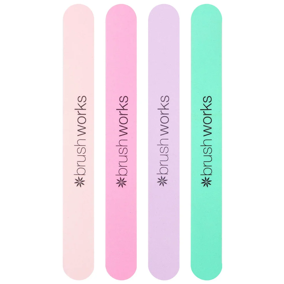 Набор пилочек для ногтей brushworks Pastel Nail Files Image 1