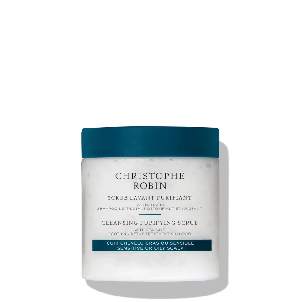 Очищающий скраб для кожи головы с морской солью Christophe Robin Cleansing Purifying Scrub with Sea Salt, 75 мл Image 1