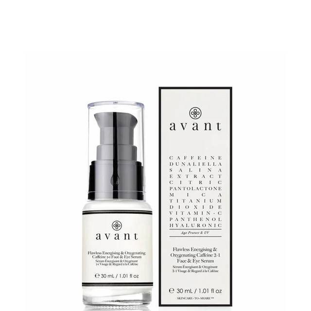 Сыворотка для лица и глаз с кофеином Avant Skincare Flawless Energising and Oxygenating Caffeine 2-1 Face and Eye Serum, 30 мл