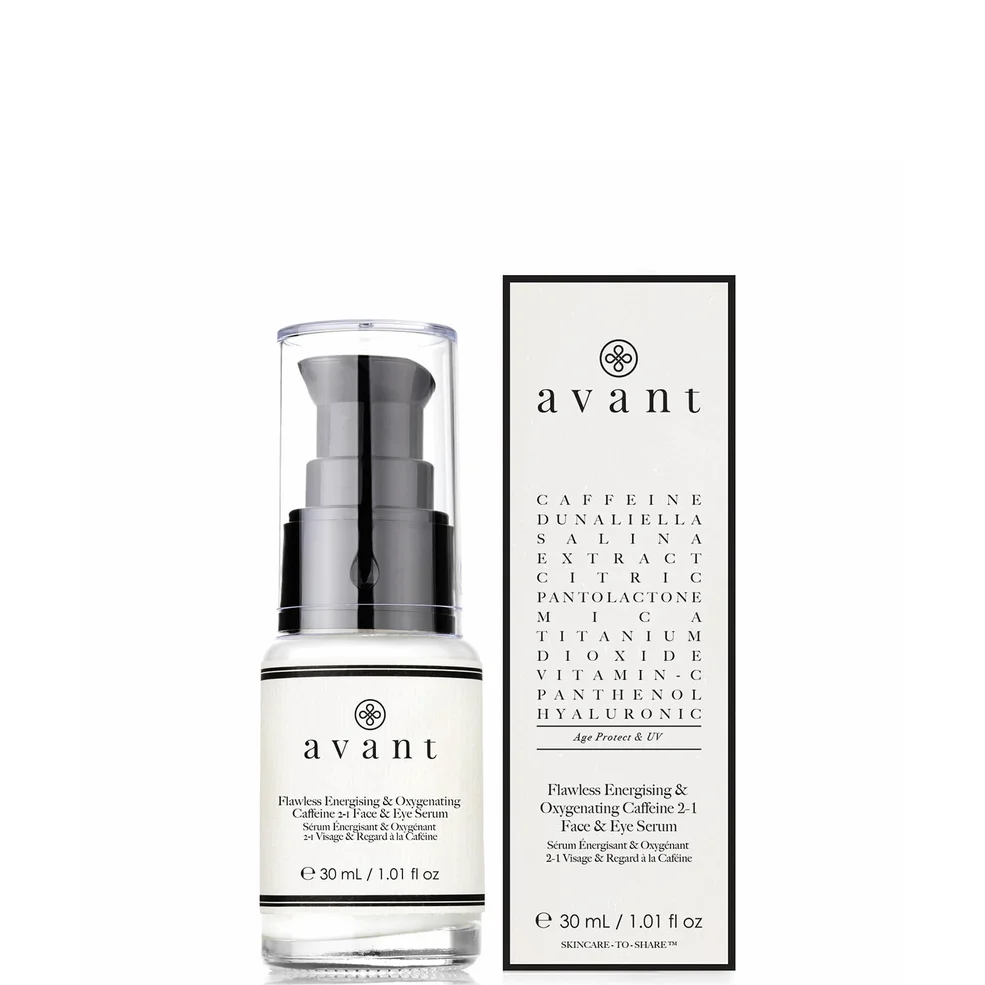 Сыворотка для лица и глаз с кофеином Avant Skincare Flawless Energising and Oxygenating Caffeine 2-1 Face and Eye Serum, 30 мл Image 1
