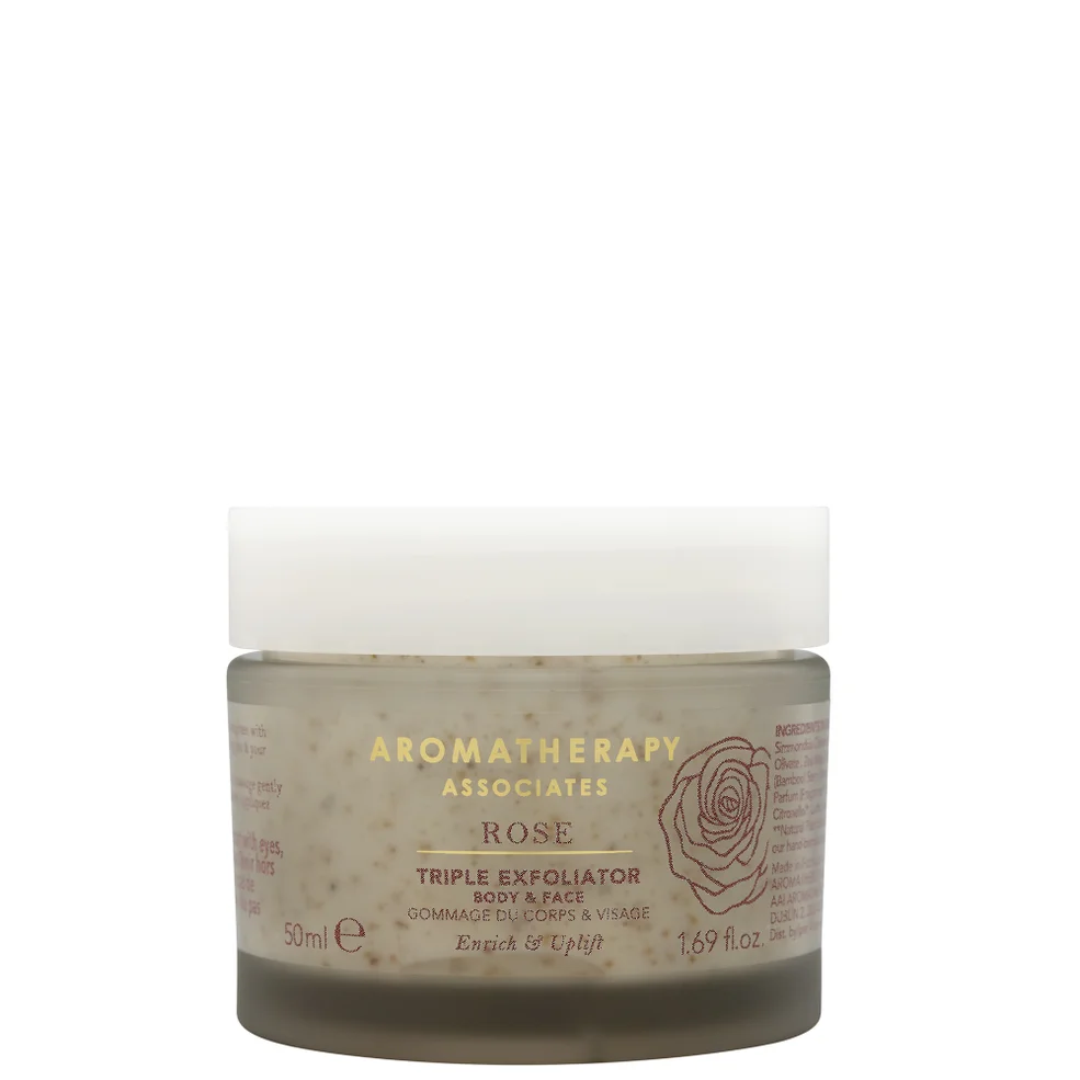 Aromatherapy Associates Rose Triple Exfoliator 50ml Image 1