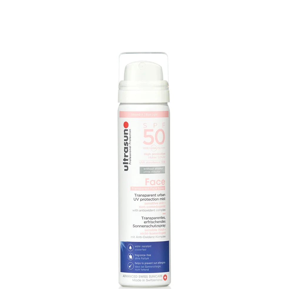 Мист для лица и кожи головы Ultrasun SPF50 UV 75 мл Image 1
