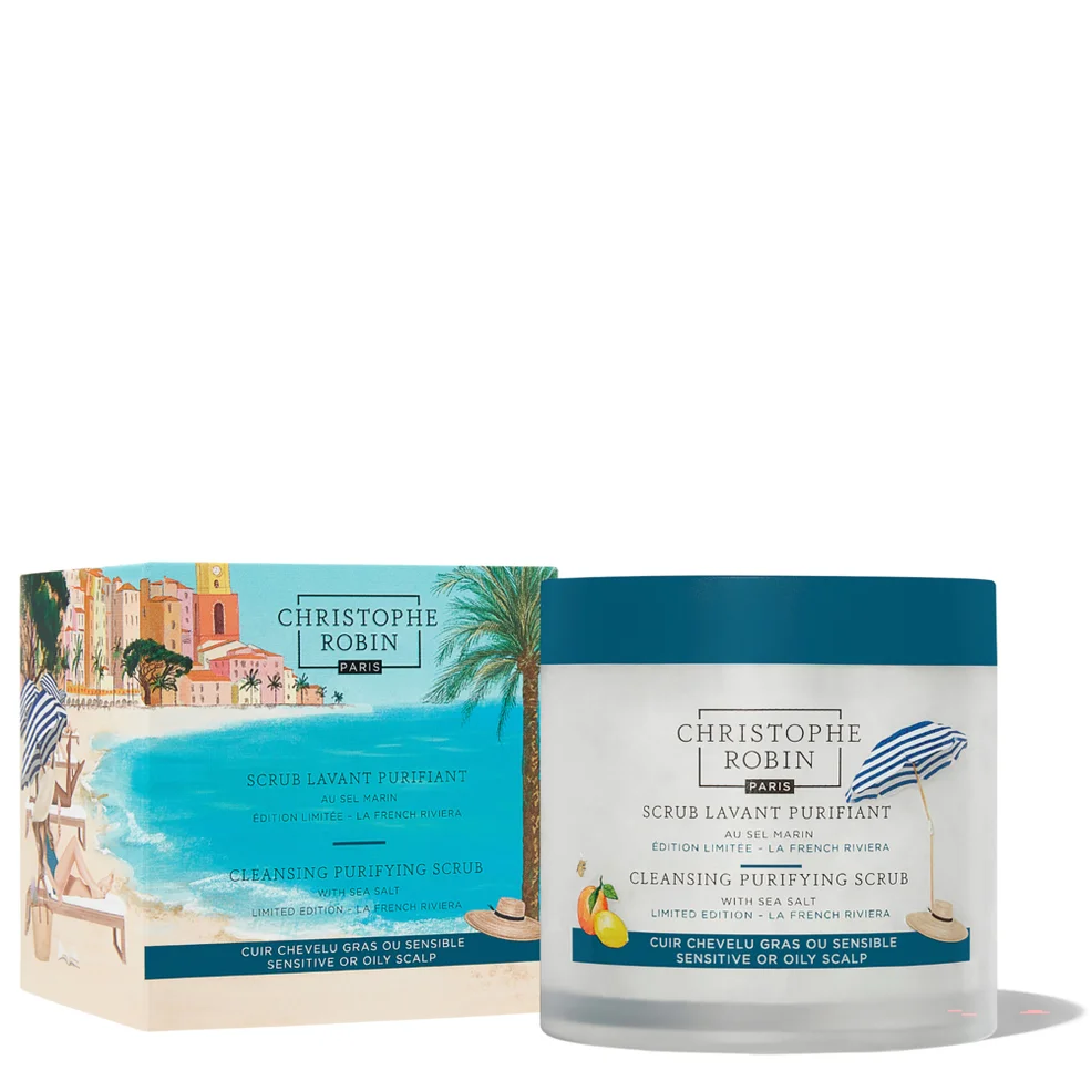 Christophe Robin Limited Edition French Riviera Cleansing Purifying Scrub with Sea Salt 250ml Image 1