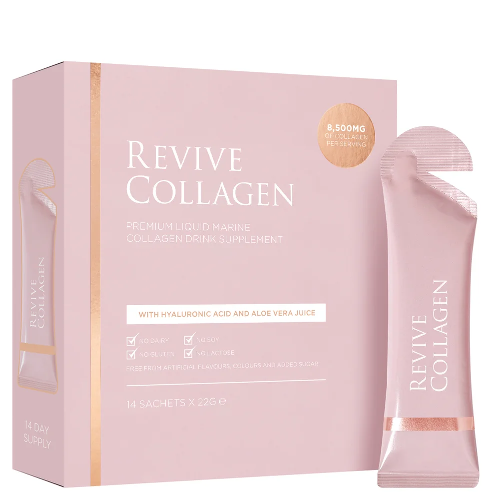 Revive Collagen Premium Liquid Hydrolysed Marine Collagen Drink - 14 Sachets Image 1