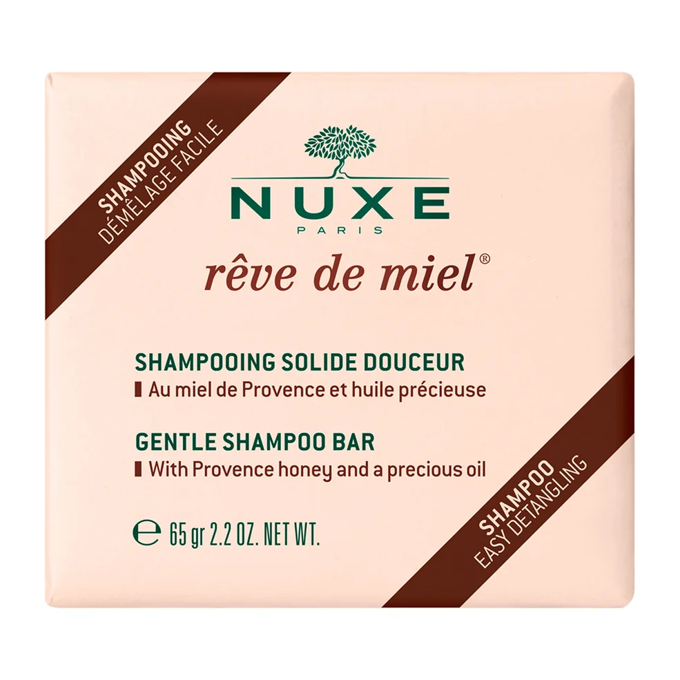 Твердый шампунь для волос NUXE Gentle Solid Shampoo, Rêve de Miel, 65 г Image 1