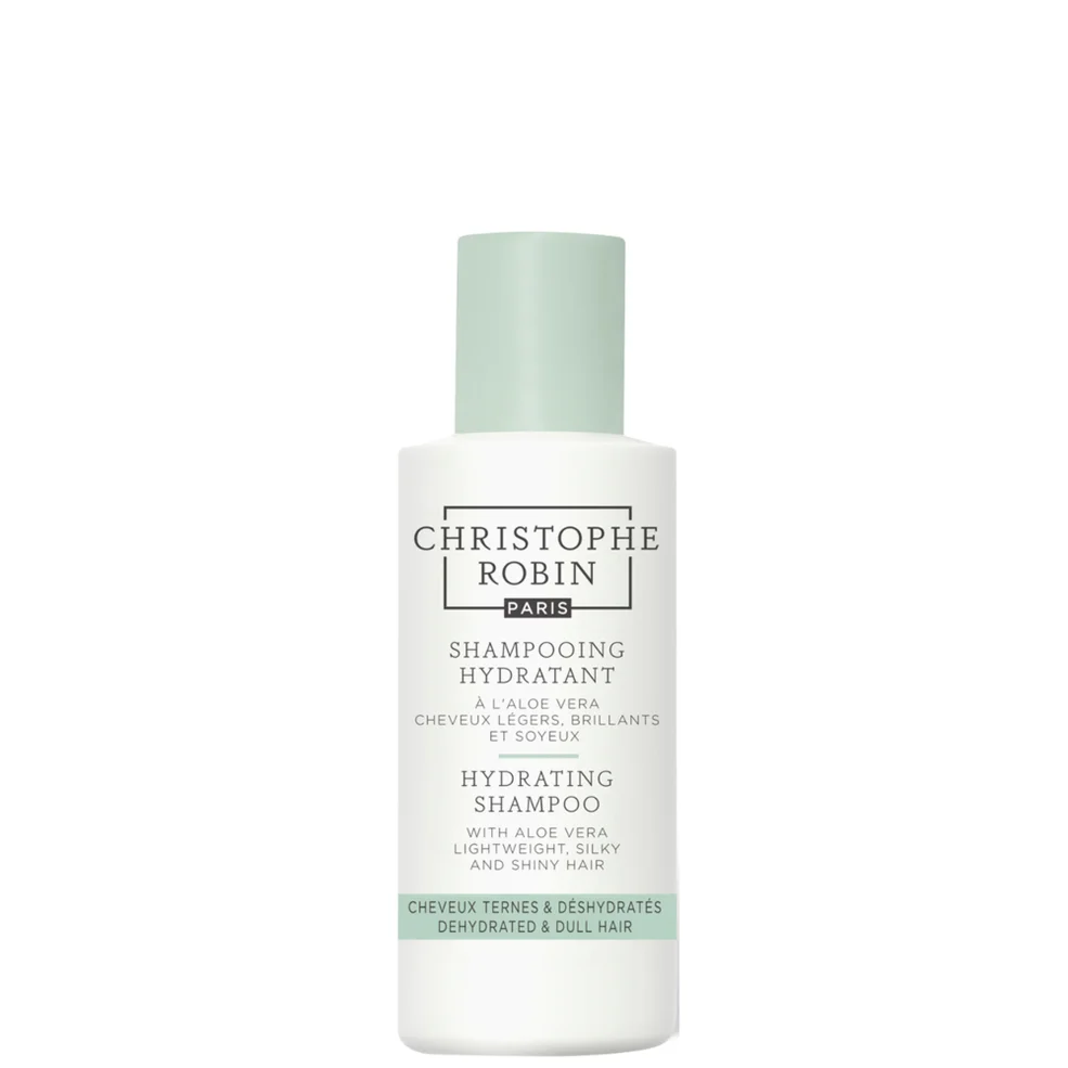 Christophe Robin New Hydrating Shampoo with Aloe Vera 75ml Image 1