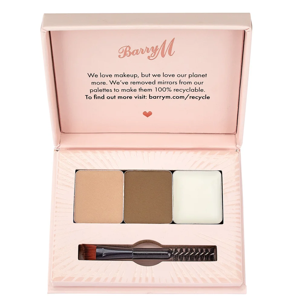 Набор для макияжа глаз Barry M Cosmetics Fill and Shape Brow Kit (различные оттенки) Image 1