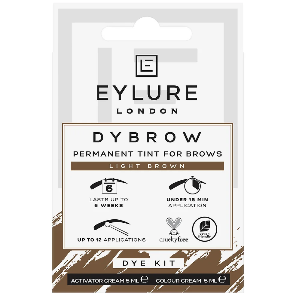 Средство для окрашивания бровей Eylure Dybrow Light Brown Lash Kit Image 1