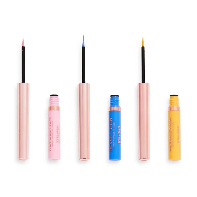 Жидкая подводка для глаз Makeup Revolution Neon Heat Coloured Liquid Eyeliner, 10 г (различные оттенки)
