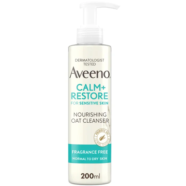 Очищающее средство для лица Aveeno Face Calm and Restore Nourishing Oat Cleanser, 200 мл