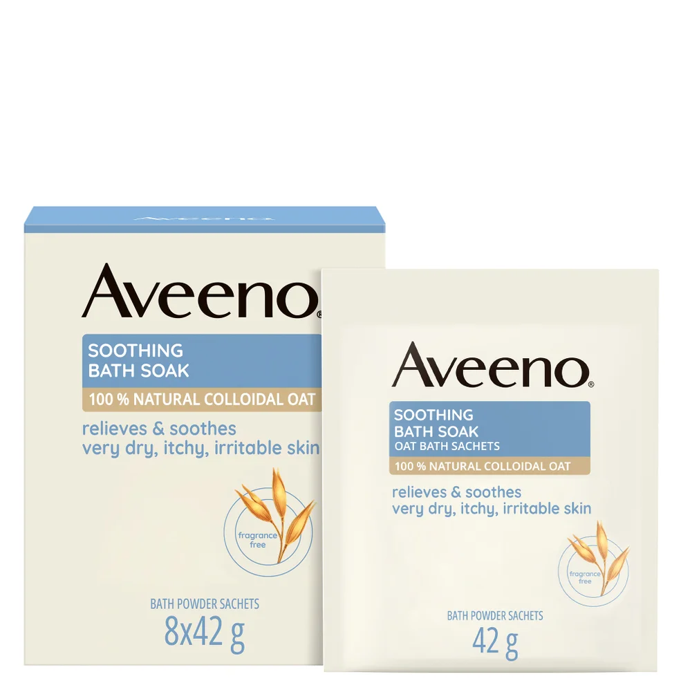 Aveeno Soothing Bath Soak 8 x 42g Image 1