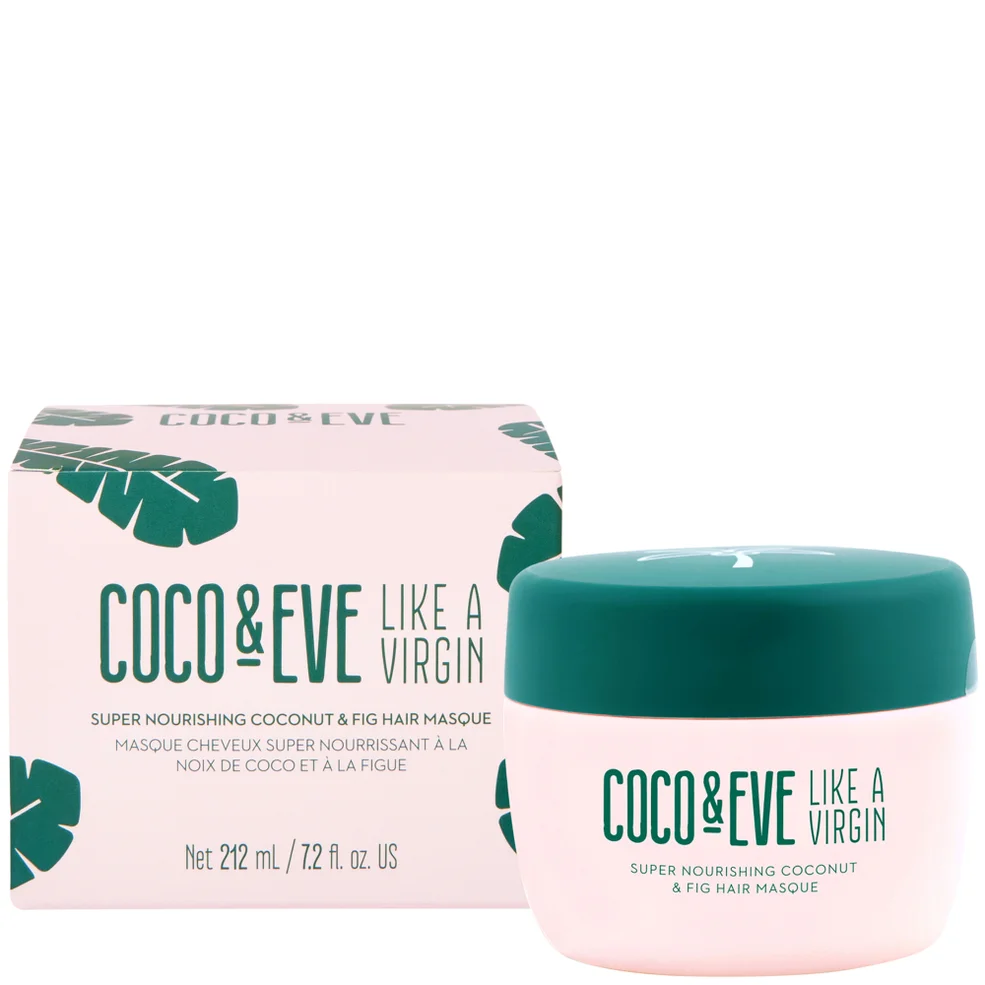 Питательная маска для волос с экстрактом кокоса Coco & Eve Like A Virgin Super Nourishing Coconut & Fig Hair, 212 мл Image 1
