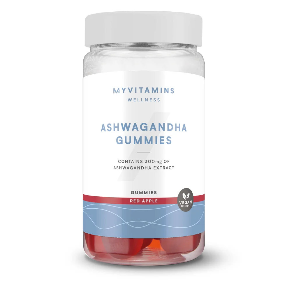 Myvitamins Ashwagandha Gummies, Red Apple, 60 Gummies Image 1